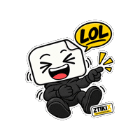 Dying Laughing Lol Sticker by ZTIKIX