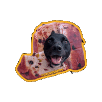 Dog Christmas Sticker