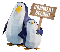 DashOfficialde penguin sign comment penguins Sticker