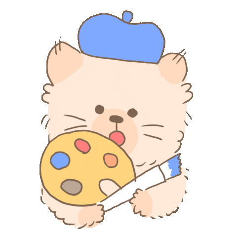 Cat School Sticker by koimoffee