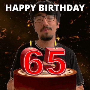65Th Birthday GIF