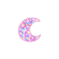 Crescent Moon Moons Sticker
