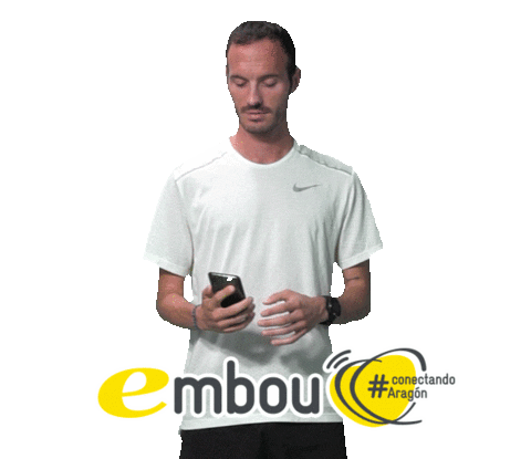 Run Hello Sticker by Embou MasMovil