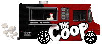 thecoopeats food chicken the truck Sticker