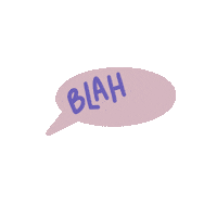 Talking Blah Blah Blah Sticker