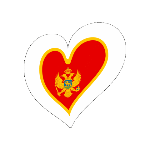 Heart Montenegro Sticker by Eurovision Song Contest