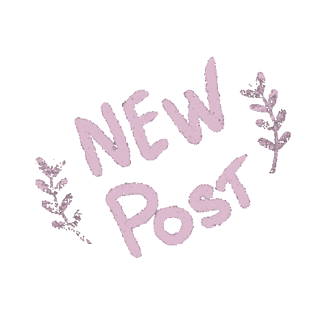 Pink New Post Sticker