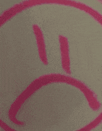color sad face GIF by Yvonne Cheng