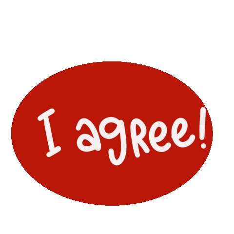 Yes Please Agree Sticker by Demic