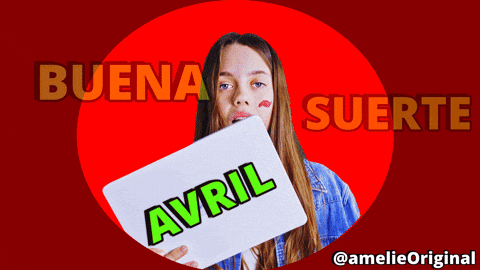 Avril Buena Suerte GIF by amelie
