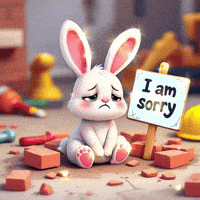 goodvibewishes bunny love funny bunny fluffy bunny sad bunny GIF