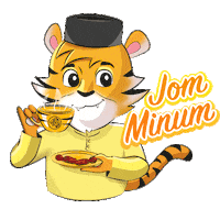 maybank celebrate tiger raya lebaran Sticker