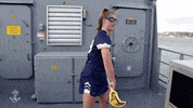 Womens Lacrosse Go Navy GIF by Navy Athletics