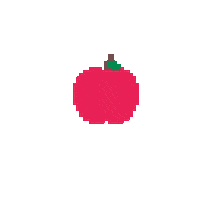 Apple Eating Sticker