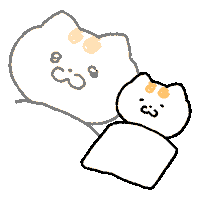 rangd_darng cat tear lying rangd Sticker