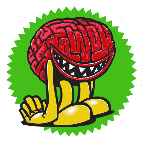 Sticker Flashing Sticker by THE GIMME PROJECT