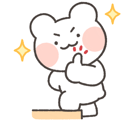Bear Thumb Sticker