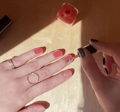 Nail Polish GIF by Hannah Naomi Jewelry
