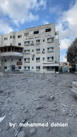 Clinic and Building Housing Palestinian Ministry of Health Damaged in Airstrike