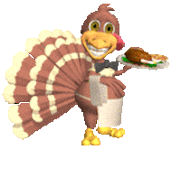 3D Thanksgiving Sticker