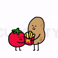 Fast Food Friends GIF