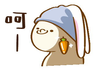 Rabbit Smile Sticker