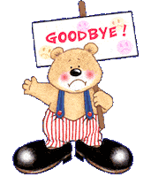 bye bye STICKER