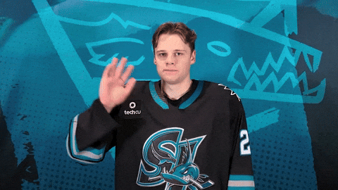 See Ya Hello GIF by San Jose Barracuda