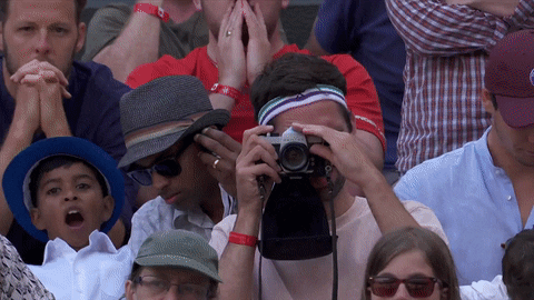 camera photographer GIF by Wimbledon