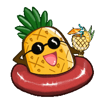 Summer Pineapple Sticker