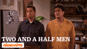 two and a half men charlie GIF by Nick At Nite
