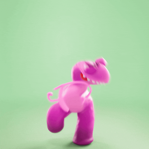 Happy 3D GIF by Claynosaurz