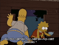 scared homer simpson GIF