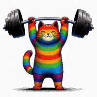 Cat Powercat GIF by Media Many