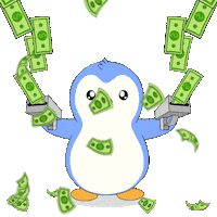 Send It Sticker by Pudgy Penguins