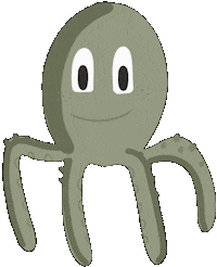 Octopus Oops Sticker
