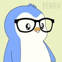 Penguin Glasses GIF by Pudgy Penguins