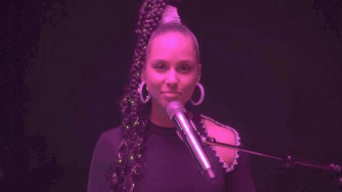 Happy Alicia Keys GIF by iHeartRadio