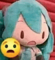 Shocked Hatsune Miku GIF