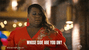Whose Side Are You On Nbc GIF by Zoey's Extraordinary Playlist