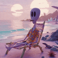 Happy Beach Day GIF by Lonely Aliens