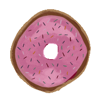 Snack Donut Sticker by Prime Bees
