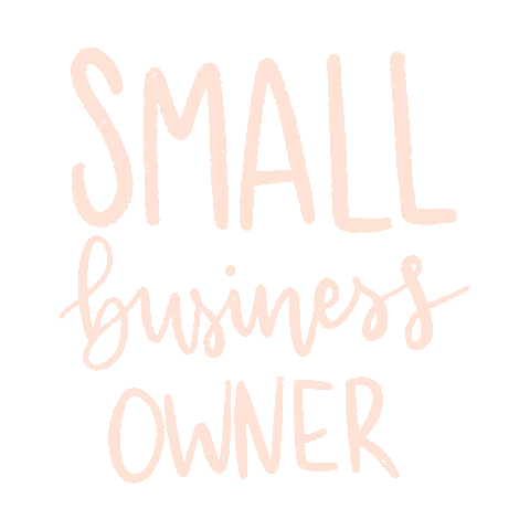 Small Business Owner Shop Sticker
