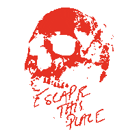 GYMREAPERS fitness workout gym skull Sticker