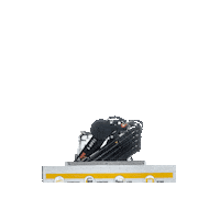 gfoellnerofficial truck loading crane container Sticker