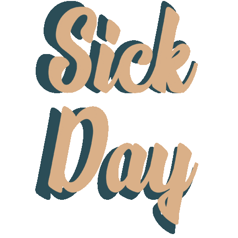 Sick Day Sticker by Lost Lily