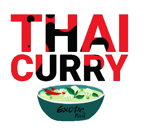 ExoticFoodThailand giphyupload curry exoticfood exoticfoodthailand Sticker
