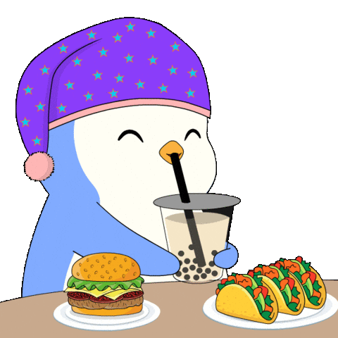 Good Night Penguin Sticker by Pudgy Penguins