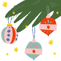 drawglowschool happy christmas glow tree Sticker