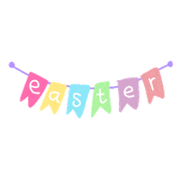 Easter Sunday Kids Sticker